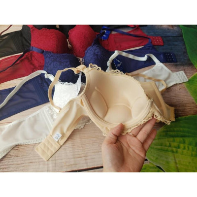 Áo Lót Nữ Mút Mỏng Ren Có Gọng Nâng Ngực Cài Sau 3 Móc Boya 003L – Sexy, Ôm Sát, Thoáng Mát