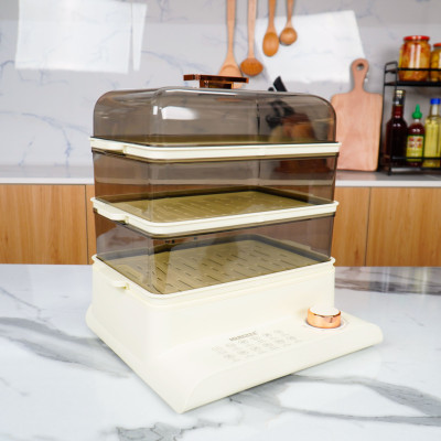 Nồi Hấp Điện Đa Năng 3 Tầng Dung Tích 15L Lorente LT-7273 - Màu Ngẫu Nhiên - Hàng Chính Hãng