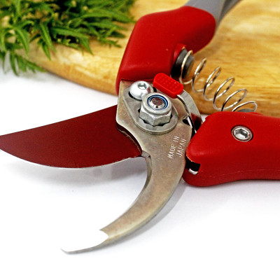 Kéo cắt cành cao cấp Nhật Bản Chikamasa PS-8PLUS-R chiều dài lưỡi 52mm - lưỡi thép carbon chất lượng cao siêu bén - Cắt ngọt, không bám dính, liền sẹo nhanh