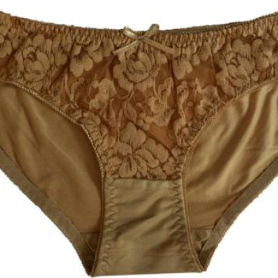 Combo 4 quần lót cotton ren giữa ZUEN THQ114 (Đen + Tím + Da + Đỏ)