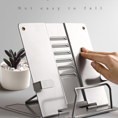 Giá Đỡ đỡ sách, đọc sách, đỡ điện thoại máy tính bảng đa năng chống cận Hợp Kim Nhôm Cao Cấp có thể điều chỉnh chiều cao. Hỗ Trợ Chống Mỏi Cổ, Vai, Gáy. Hàng Chính Hãng KitAcoom