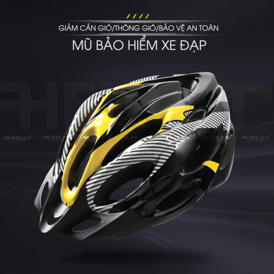 Mũ Bảo Hiểm Xe Đạp MTB Điều Chỉnh Cho Nam/Nữ, họa tiết carbon FTTK-01 nhiều màu, chất liệu xốp EPS - Thiết Kế Thể Thao, an toàn, nhẹ, thoáng khí, vành tháo rời cho xe đạp MTB - Mai Lee