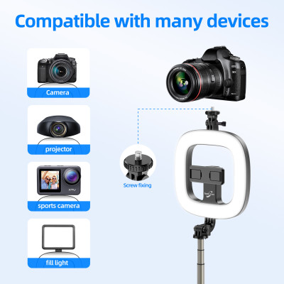 Gía Đỡ Livestream tích hợp đèn LV03 PLUS_ Hàng chính hãng