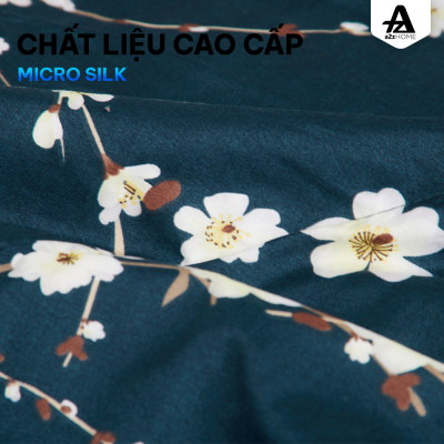 Mền Chần  Microfiber - Lông Vũ Nhân Tạo Mềm Mại Mirco Silk Cao Cấp White Sakura A2Z Home