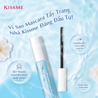 Combo Mascara Chuốt Cong Tơi Mi Và Tẩy Trang Mi Kissme Heroine Make (Combo 6.6 mL & 1.8 G)
