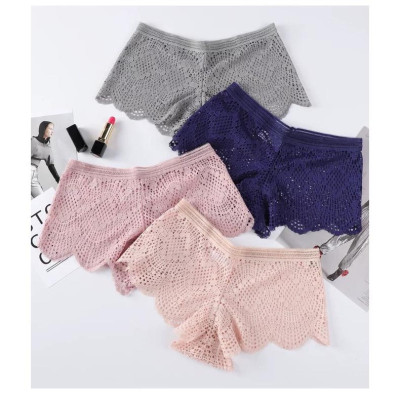 Combo 5 Quần Lót Nữ Ren Boxer Xuyên Thấu Kiểu Pháp B12 – Quyến Rũ, Êm Ái, Phối Đồ Đa Dạng