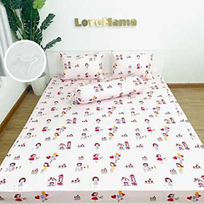 Ga chống thấm cho bé gái LoveMama mềm mại thoáng mát, không nóng chính hãng loại 1