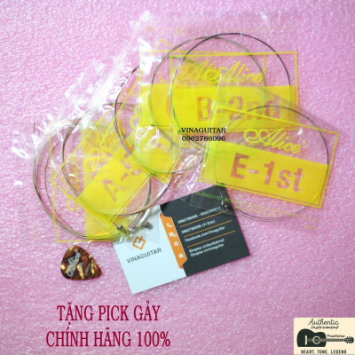 Dây Đàn Guitar Acoustic Alice A208 Chính Hãng- Tặng Pick Gảy