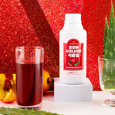 COMBO 2 CHAI NƯỚC NHA ĐAM SÂM VỊ LỰU HỮU CƠ KDY ALOE