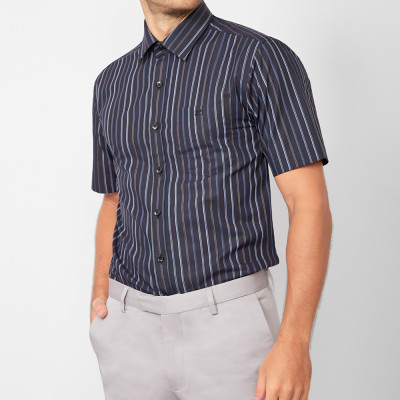 ÁO SƠ MI TAY NGẮN-V46-014629-BL8