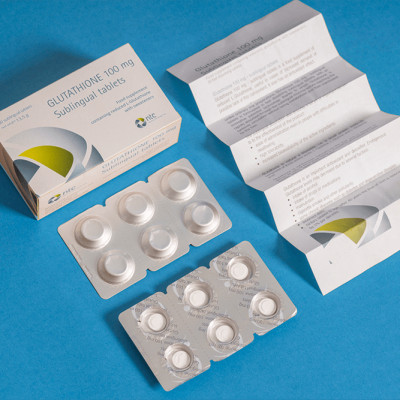 Viên ngậm trắng da Glutathione 100mg Sublingual Tablets