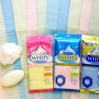 Khăn tắm Nylon tạo bọt Nhật Bản Kokubo loại vừa bọt 28x100cm - Dành cho nữ giới