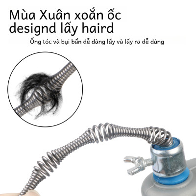 Dụng Cụ Thông Cống 5m có tay cầm Loại Tốt