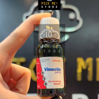 Vemedim Vimectin pour on Phòng và Tri Ve, Bọ Chét, Mạt cho Chó Mèo, Chim Cảnh, Gia Cầm