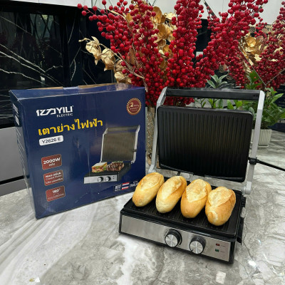 Máy Ép Bánh Mì Pate YiLi Y2688, Máy Kẹp Nướng Bánh Mì, Máy Nướng Ép Bánh Mì hàng nhập khẩu