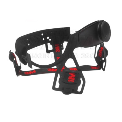 Nón bảo hộ màu đỏ mẫu cải tiến 3M SecureFit H-705SFR-UV, đã gồm dây quai nón 1990