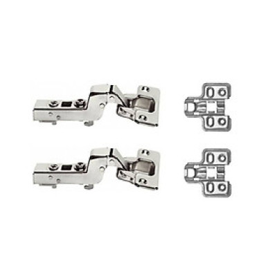 Bản lề giảm chấn Hafele Metalla SM 110° DIY, thép, lắp lọt lòng, cong nhiều - 493.03.023