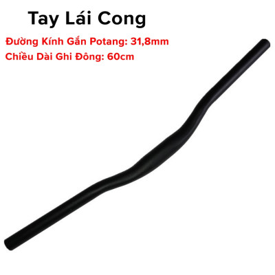 Ghi Đông Tay Lái Xe Đạp Thể Thao Địa Hình Hợp Kim Nhôm Thép Cao Cấp Loại Thẳng Cong Siêu Bền - Chính hãng dododios