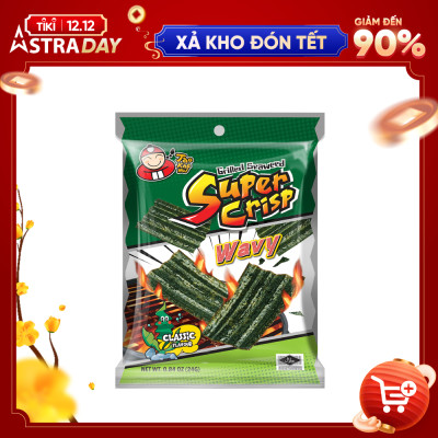 Snack Rong Biển TaoKaeNoi Super Crisp Thái Lan 12g