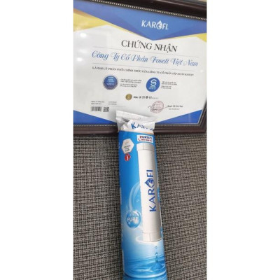 Combo 3 lõi lọc nước Karofi hàng chính hãng 123 với lõi số 2 Cation resin nhỏ cho các náy N-e - Hàng chính Hãng