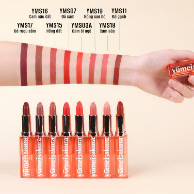 Son Thỏi Chotto Matte Yumeisakura Lì Mịn, Siêu Dưỡng, Chống Nắng Cho Môi Căng Mượt 3.5g