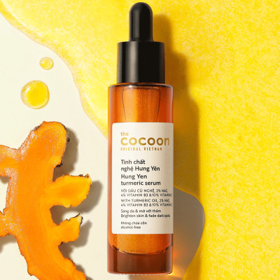 Tinh chất nghệ Hưng Yên cocoon 30ml (turmeric serum) thuần chay