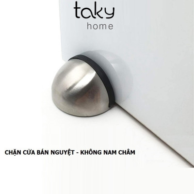 Chặn Cửa Bán Nguyệt , Chống Va Đập Cánh Cửa Với Tường, Miếng 3M Dán Sàn, Không Khoan. TakyHome 1100