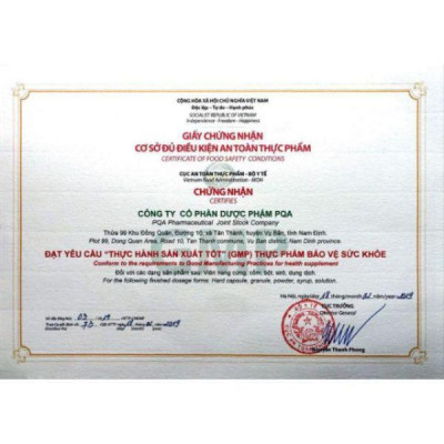 Kim Ngân Hoa PQA Hỗ Trợ Thanh Nhiệt, Triệu Chứng Đau Mắt Đỏ Viêm Kết Mạc Hộp 10 Ống