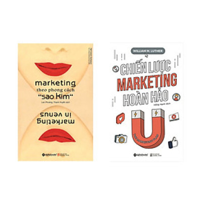 Combo Sách Kỹ Năng Marketing: Marketing Theo Phong Cách Sao Kim + Chiến Lược Marketing Hoàn Hảo 