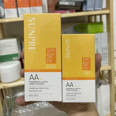 Kem Chống Nắng Không Màu Kiềm Dầu Mona Frema SUNPRE High Protection Aqua Light Facial Gel 60ml