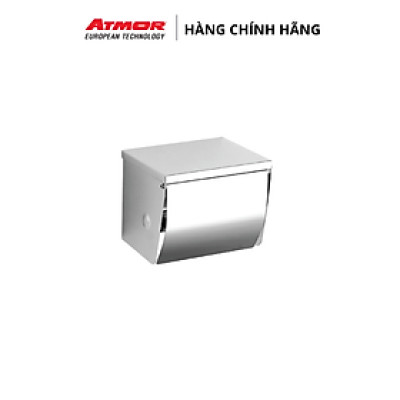 Hộp Đựng Giấy Vệ Sinh Inox Cao Cấp Gắn Tường ATMOR - 8081 (HÀNG CHÍNH HÃNG)