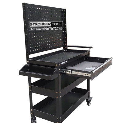 XE ĐẨY 3 NGĂN 1 NGĂN KÉO CÓ TẤM TREO