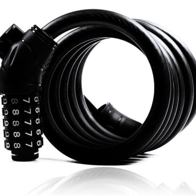 Khóa dây xe đạp 5 số dài 1,2m