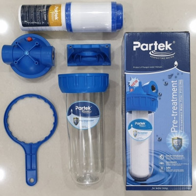 Bộ Lọc Thô PARTEK P1012-PRS 10 inch Cao Cấp Công Nghệ Mỹ Chuẩn NSF - Hàng Chính Hãng - (Cốc Lọc Sinh Hoạt 10in, Lọc Nước Đầu Nguồn, Tiền Xử Lý Nước Sinh Hoạt, Sediment Filter, Pre-treatment 5 micron, P1012PRS P1005-PP PP-CATION)