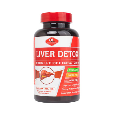 Viên Uống Bổ Gan Liver Detox Olympian Labs - Hỗ Trợ Mát Gan, Giải Độc, Hạ Men Gan (Hộp 60 viên)