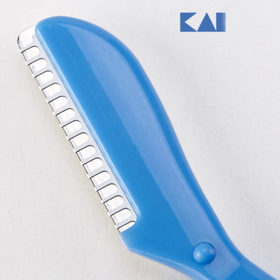 Dao Cạo Lông Mày Cán Dài Kai Pretty 12860 - FRML-3PN (Set 3 cây)