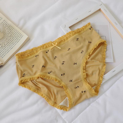 COMBO 5 QUẦN LÓT NỮ COTTON TĂM HOA NHÍ 3358