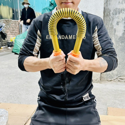 {30KG}Thanh Gậy Tập Tay(Vàng)Đàn Hồi Cao Cấp, Gậy Bẻ Tập CơTay,Vai,Ngực  30kg Tập Gym, Tập Thể Dục Tại Nhà