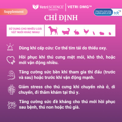 DUNG DỊCH HỖ TRỢ MIỄN DỊCH & TĂNG CƯỜNG SỨC BỀN CHO CHÓ MÈO VETRI DMG FOODSCIENCE [ 30ml ]