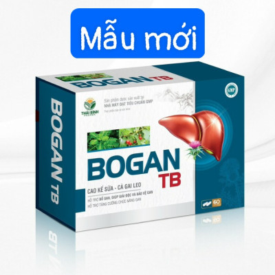 Viên Uống Bổ Gan Nấm Lim Xanh – Sự Kết Hợp Giữa Nấm Lim Xanh, Cà Gai Leo, Cao Kế Sữa Giúp Giải Độc Gan, Bảo Vệ Tế Bào Gan, Ức Chế Sự Phát Triển Của Virut Viêm Gan B, C - BOGAN TB Hộp 60 Viên