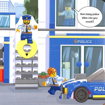 Sách ngoại văn: LEGO City. Police Patrol: A Push, Pull And Slide Book