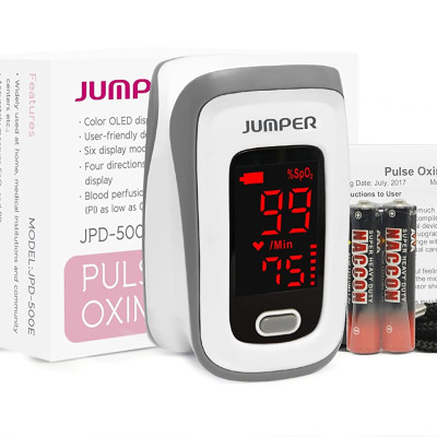 Máy đo nồng độ oxy trong máu SpO2 & nhịp tim Jumper JPD-500E