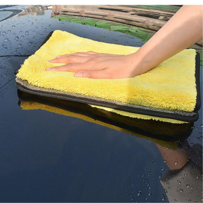 Khăn Lau Xe Chuyên Dụng Ôtô Lau Bếp Lau Kính Microfiber Siêu Thấm Không Bị Sơ Rối 2 Lớp Loại 30x30cm