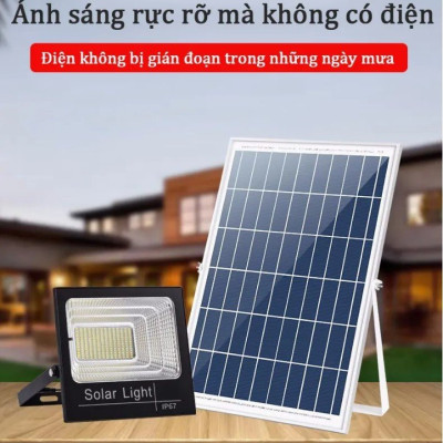 Đèn Led Năng Lượng Mặt Trời Siêu Sáng Chống Nước, Tiết Kiệm Điện Năng công suất 500W
