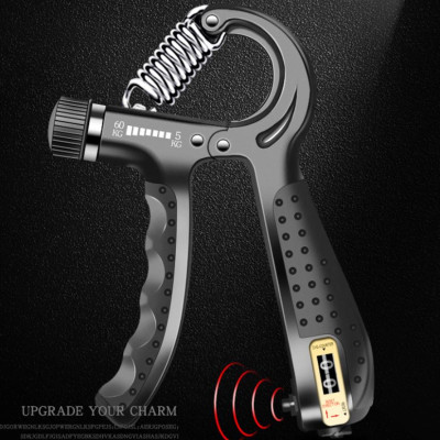 Kìm Bóp Tay, Dụng Cụ Tập Cơ Tay Cao Cấp, Kìm Tập Gym Bấm Số Tự Động (5-60 Kg) Hàng Cao Cấp Tay Cầm Dài 