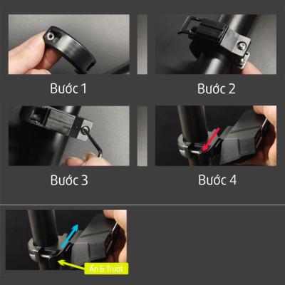 Đèn Đuôi Xe Đạp BK1819 Với 3 Màu Sắc Cảnh Báo An Toàn Chống Nước Pin 2000mAh Thời Gian Sử Dụng Lên đến 40h MaiLee 