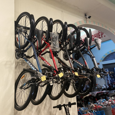 Giá treo xe đạp gắn tường cố định, chắc chắn