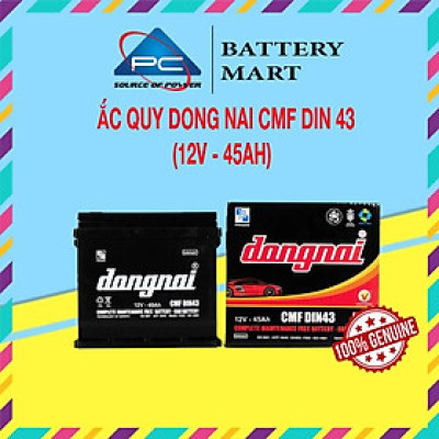 Ắc Quy Dong Nai CMF DIN43 (12V45Ah)