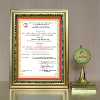 Viên tỏi đen, giấm đen Nhật Bản - Fermented Black Garlic Green+