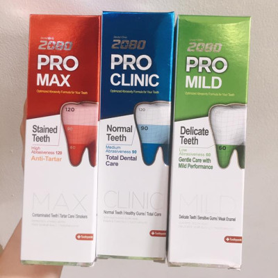 Kem đánh răng giảm ê buốt Promax Sensitive Hàn Quốc 120g tặng kèm móc khoá